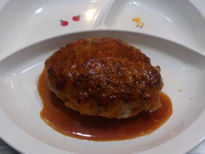 にんにくハンバーグ