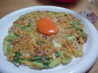 残りやさいのさくさくチヂミ