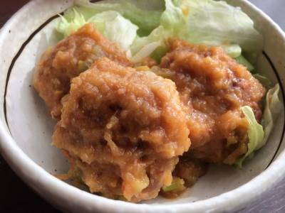 サクサクれんこんつくね