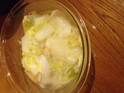 白菜の鶏スープ煮