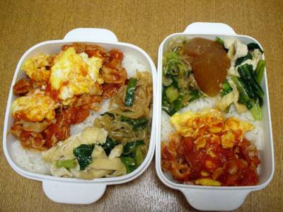 豚のトマたま炒め