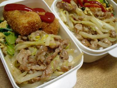 白菜と豚肉のオイスターソース炒め