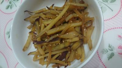 さつまいものきんぴら