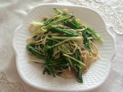 水菜のアーリオ・オーリオ