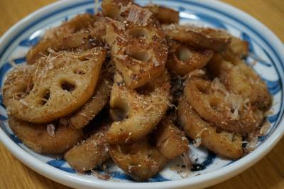 厚切りれんこんのきんぴら