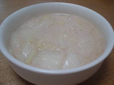 白菜とたらこのサッと煮