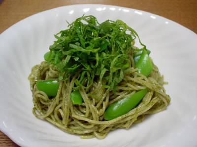 しそ・ベーゼでうれしそパスタ