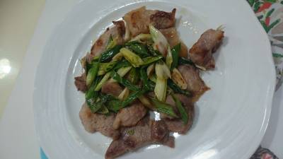 塩豚のシンプル焼き