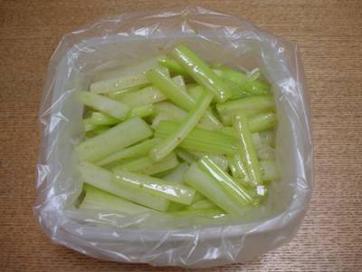 セロリの柚子こしょうだれ(おすすめストック)