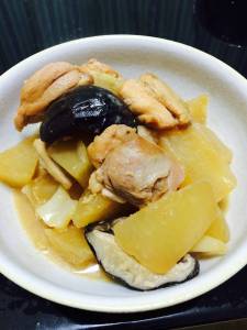 大根と鶏肉のみそ煮
