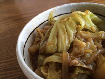 キャベツのカレー煮