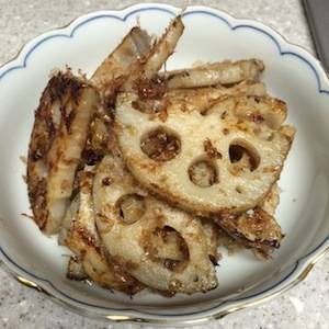 厚切りれんこんのきんぴら