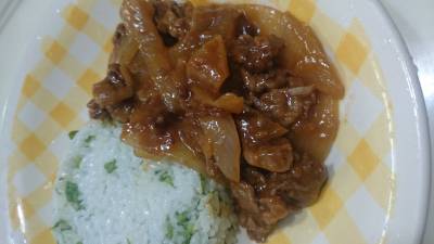 豚こまのハヤシライス