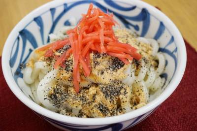 きな粉ごまうどん
