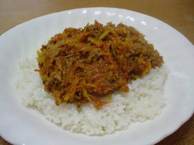 なんでも刻んでキーマカレー