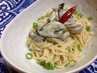 かきのオイル漬けスパゲッティ