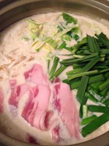 ピリ辛にんにくラーメン鍋