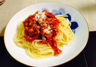 根菜ソースのパスタ