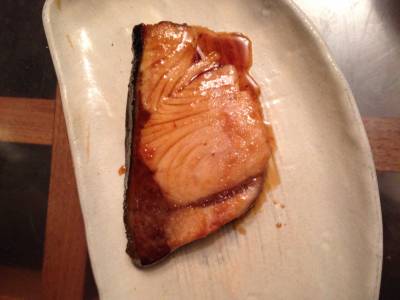 ぶりの照り焼き