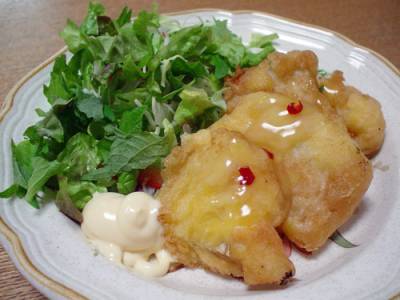 白身魚のフリッター ベトナム風