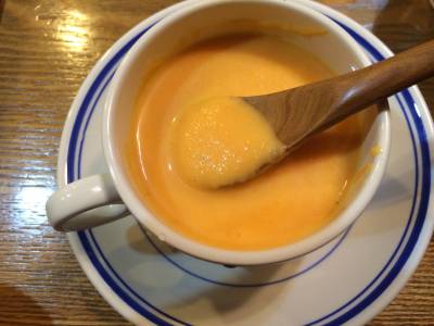 にんじんのクリームスープ