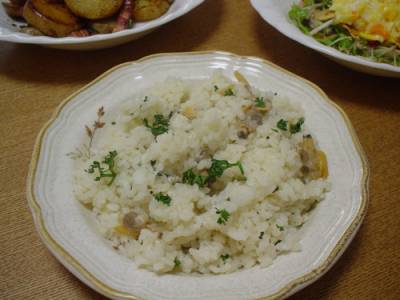 あさりのミルクピラフ