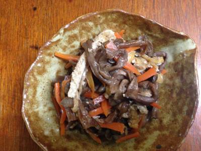 ずいきの炒め煮