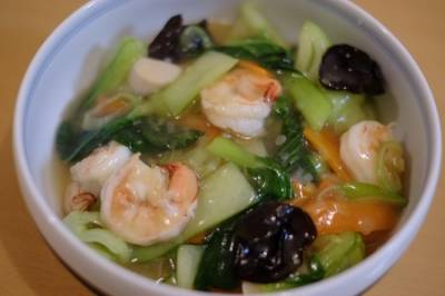 海鮮あんかけ焼きそば