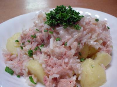 新じゃがと新たまねぎのサラダ