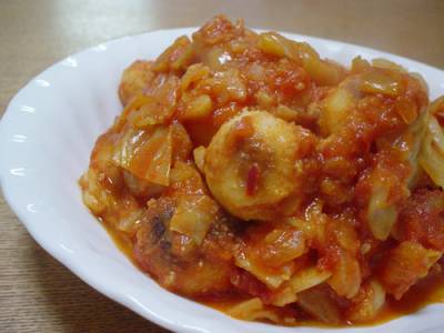 おからボールのトマト煮