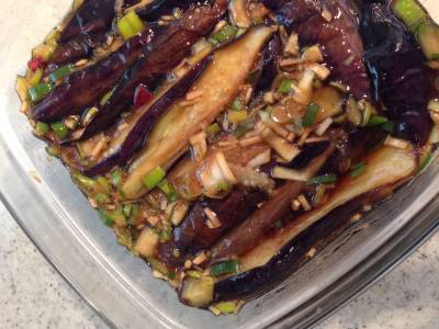 揚げなすの中国風南蛮漬け