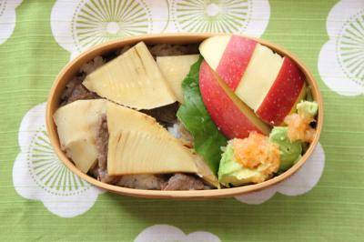 たけのこ肉めし