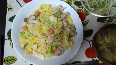 春キャベツのシンプルパスタ