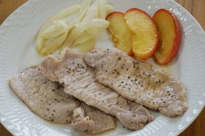 ポークとりんごのソテー