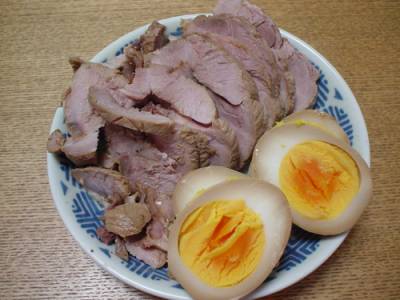 ゆで豚の香りづけ