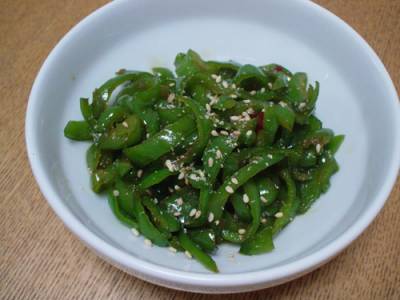 ピーマンのきんぴら