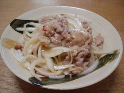 新たまねぎと豚肉の南蛮漬け