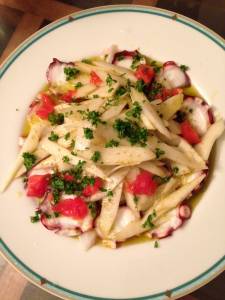 うどとたこのマリネサラダ