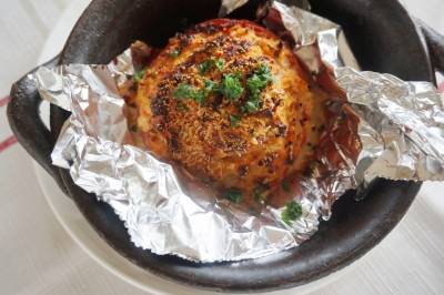 トマトのツナ詰め焼き