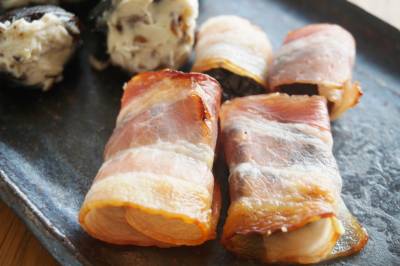 プルーンのベーコン巻き