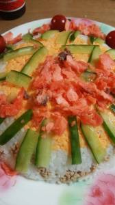 ケーキのような押しずし