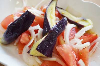 トマトの甘酢あえ