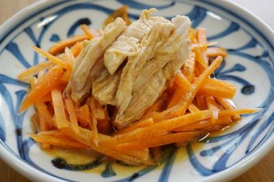 にんじんバンバンジー