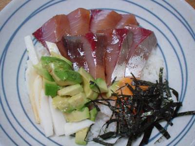 お月見りゅうきゅう丼