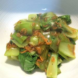 チンゲンサイの炒め物