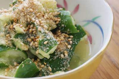 きゅうりのからし漬け