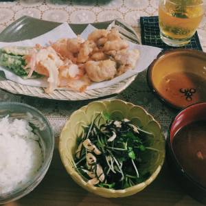 ひじきと鶏肉の梅風味サラダ