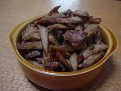 ごぼうのみそきんぴら