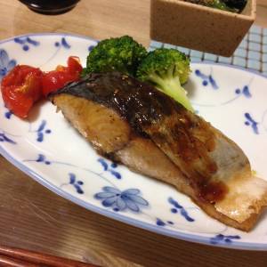 さわらのバターじょうゆ焼き