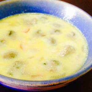 具だくさんクリームスープ